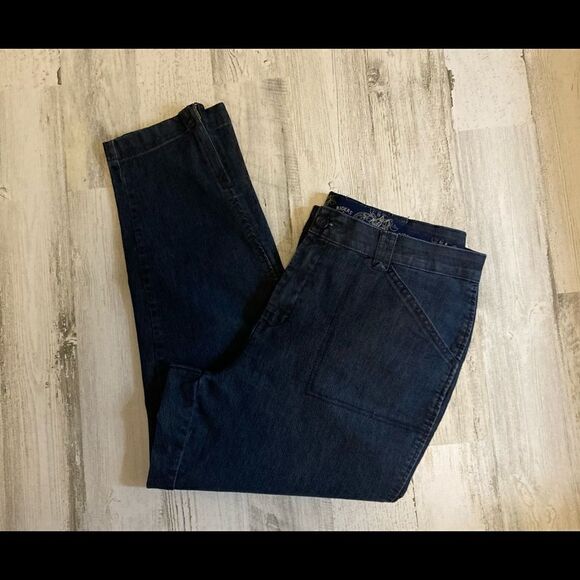 Women’s Lee jeans stretch Capri jeans 34 - Picture 4 of 6